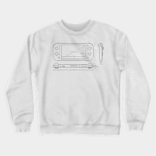 Retro Handheld Dimensions Crewneck Sweatshirt